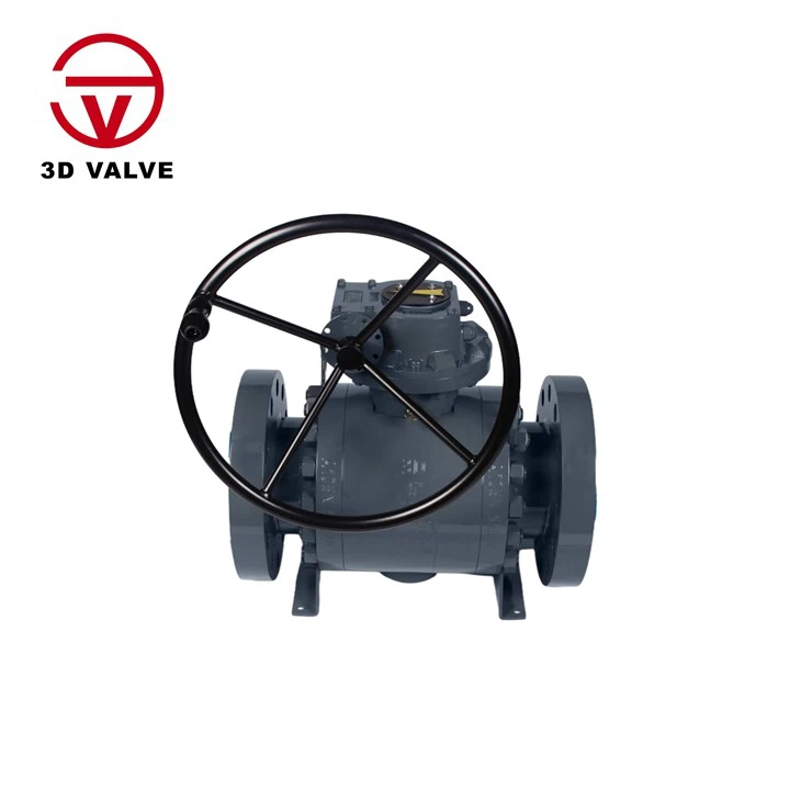 کاربن اسٹیل API 6D جعلی اسٹیل ٹرنین نے ماونٹڈ بال والو